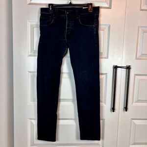 rag & bone Standard Issue Men's Skinny Leg Jeans Black Size 33 Fit 1